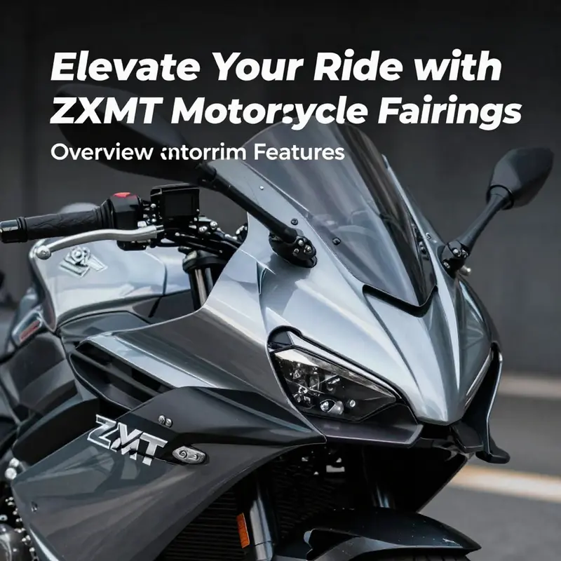 Showcasing the premium quality and finish of ZXMT motorcycle fairings, designed for performance.