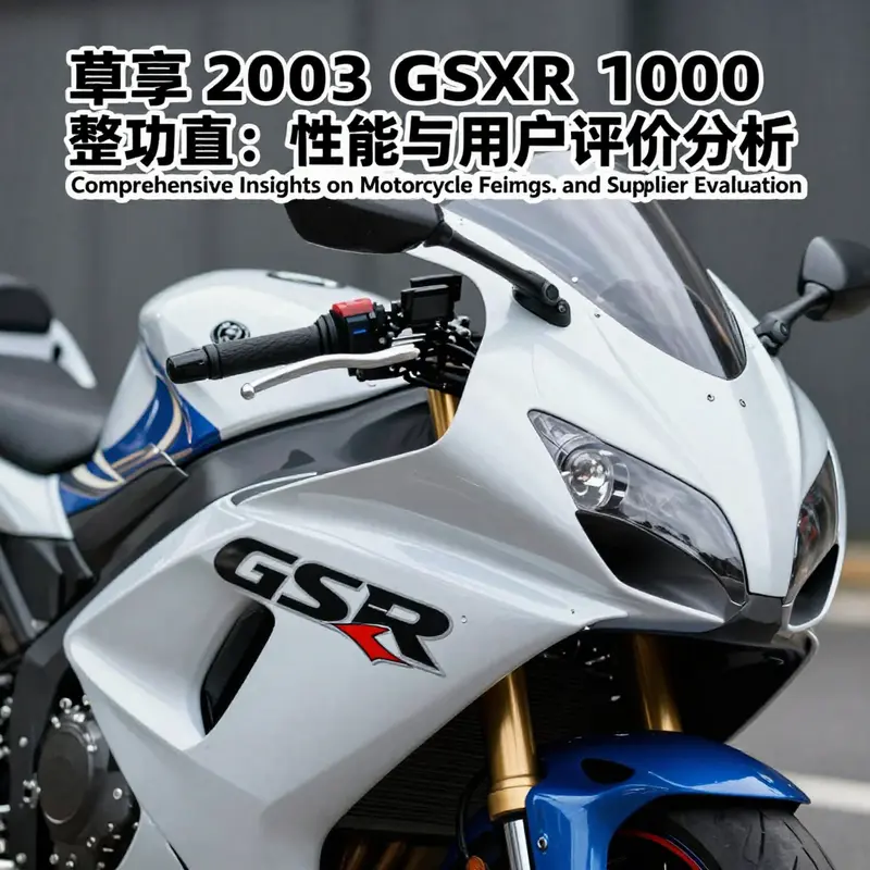 The sleek design of the 2003 GSXR 1000 fairing, engineered for high performance.