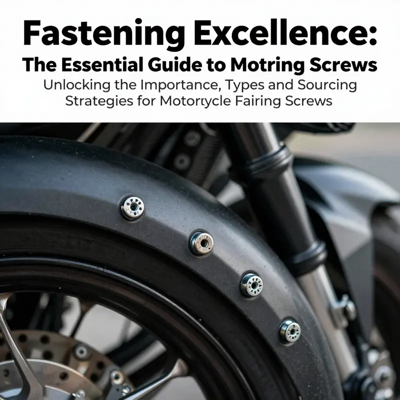 A motorcycle showcasing fitted fairing screws, symbolizing the significance of these fasteners in motorcycle design.