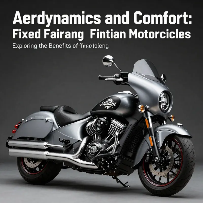 Fixed fairing significantly enhances the performance of Indian Motorcycles by improving aerodynamics.