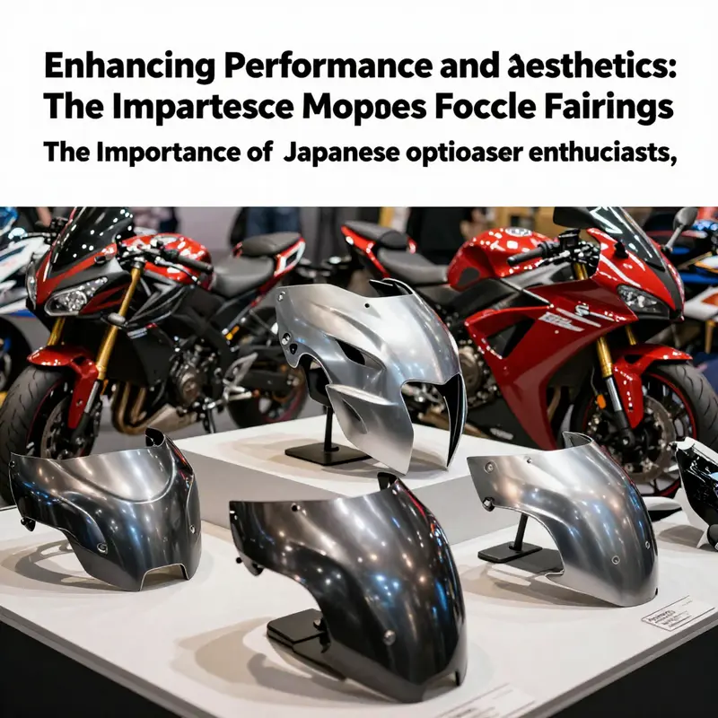 Innovative materials used in Japanese motorcycle fairings enhance durability and performance.