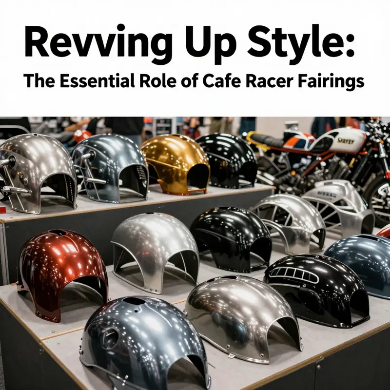 Sleek cafe racer motorcycle with fairing highlighting its aesthetic and functional design.