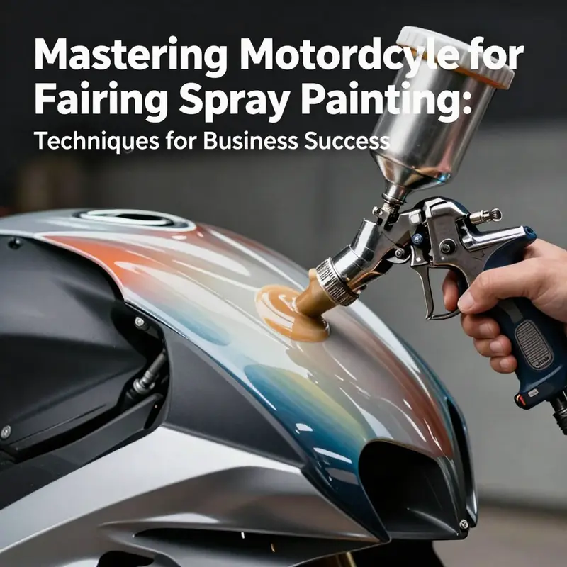 Essential preparation techniques for achieving a smooth surface before spray painting motorcycle fairings.