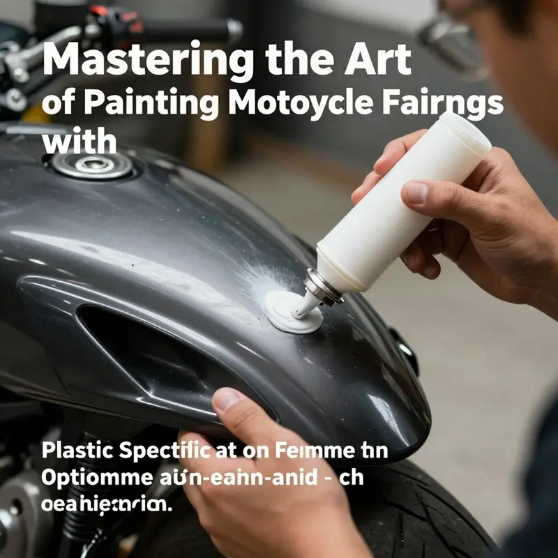 Preparation involves cleaning, sanding, and masking to ensure a smooth surface for painting motorcycle fairings.