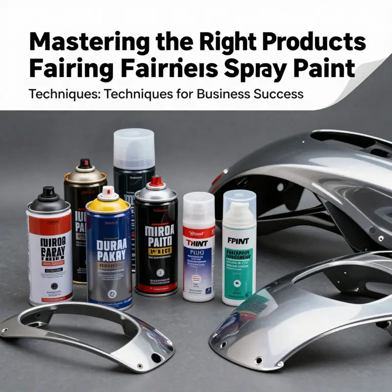 Essential preparation techniques for achieving a smooth surface before spray painting motorcycle fairings.