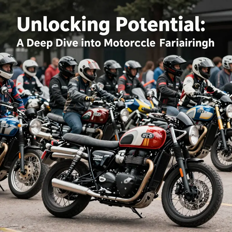 A diverse range of Triumph motorcycle fairings showcasing options for different riding styles.