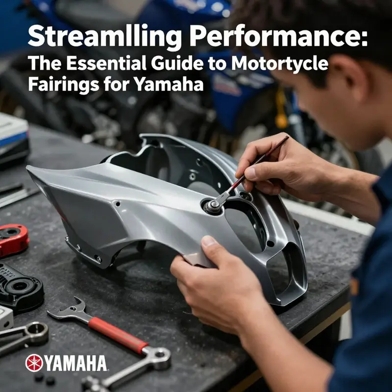 Different types of motorcycle fairings for Yamaha models demonstrating their unique styles and functionalities.