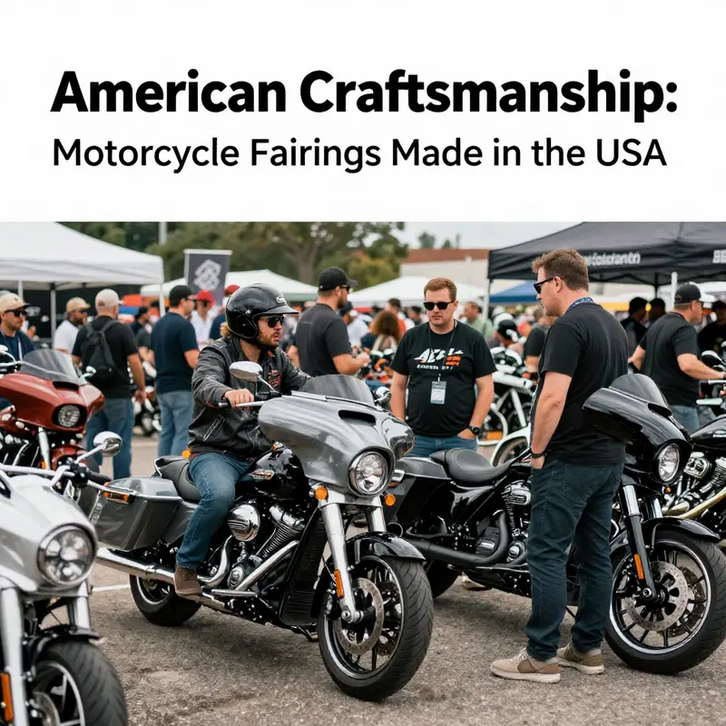 A Harley-Davidson motorcycle showcasing its premium fairings that are representative of American manufacturing excellence.