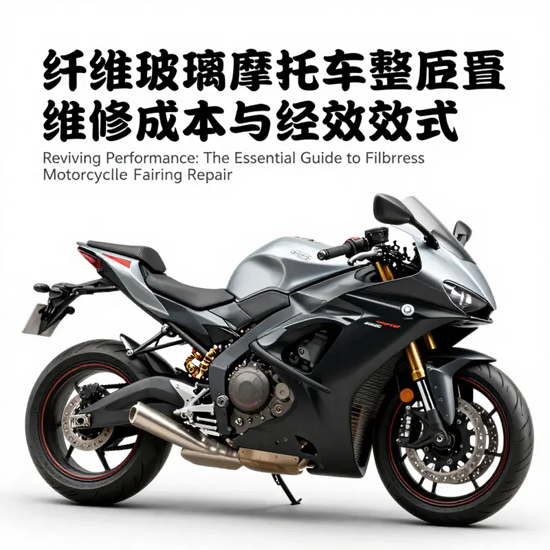 Comparison between fiberglass and plastic motorcycle fairings, showcasing weight and durability advantages.