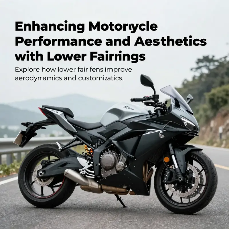 A motorcycle featuring an aerodynamic lower fairing on a picturesque road, illustrating the relationship between aesthetics and functionality.