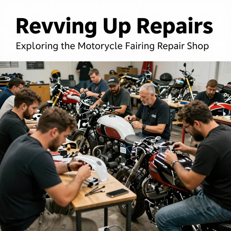 Equipped with state-of-the-art technology, this motorcycle repair shop revolutionizes fairing repair services.