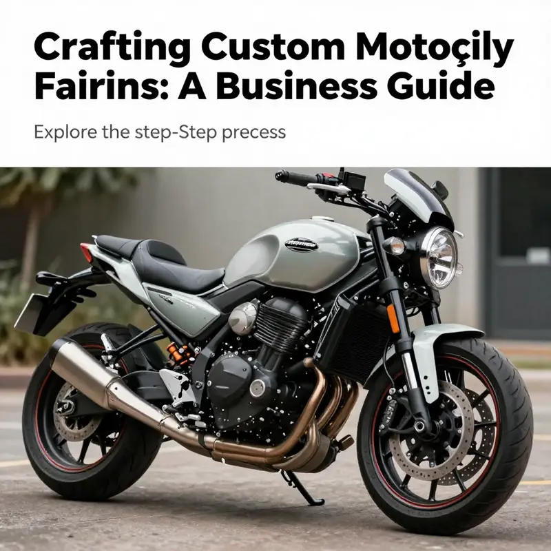 A motorcycle with custom fairings in a picturesque setting, highlighting the blend of design and engineering.