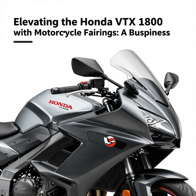 Classic factory-style fairings complementing the iconic design of the Honda VTX 1800.