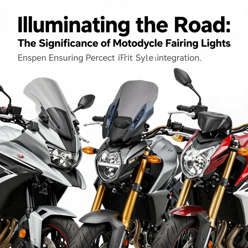 Modern LED motorcycle fairing lights showcasing their brightness and energy efficiency.