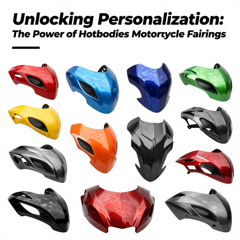 A showcase of the rich design diversity available with Hotbodies motorcycle fairings.