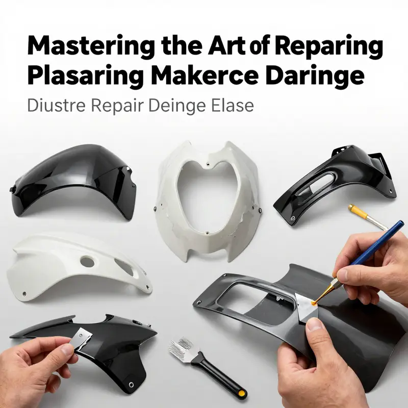 Identifying materials used in motorcycle fairings helps in selecting the right repair technique.