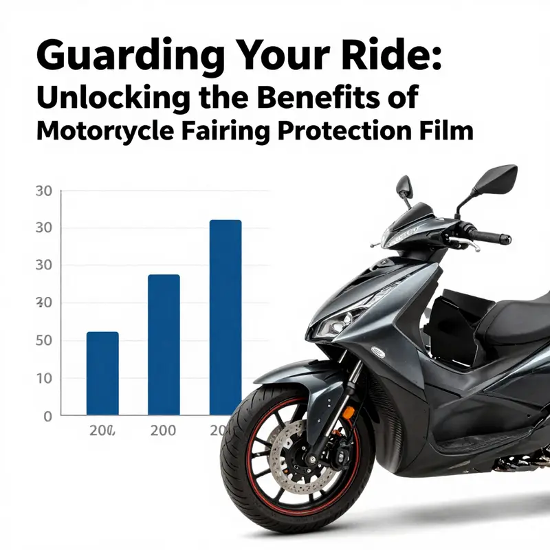 The impact of protective film on maintaining motorcycle aesthetics.