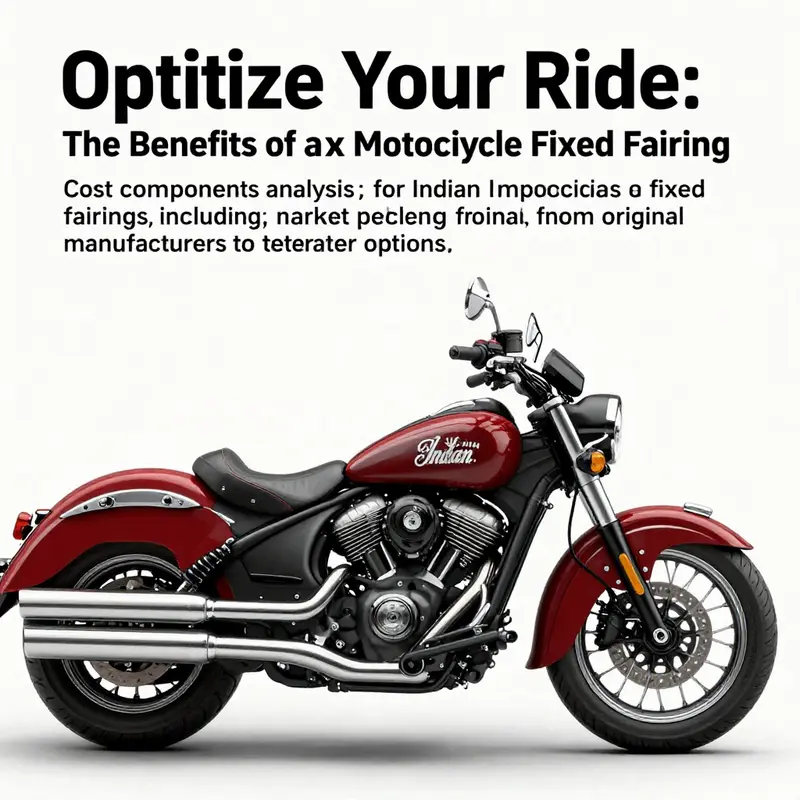 A close-up of the aerodynamic features of an Indian Motorcycle fixed fairing.