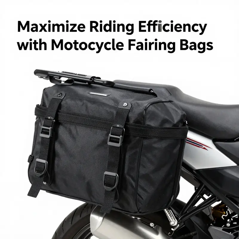 Diverse types of motorcycle fairing bags designed for various needs.