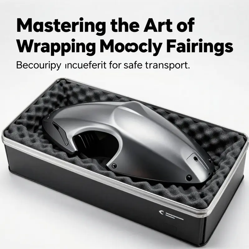 Prepare your motorcycle fairing by thoroughly cleaning and inspecting it for any damage before wrapping.