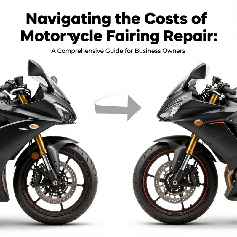 Different damages on motorcycle fairings highlight the importance of understanding repair costs.