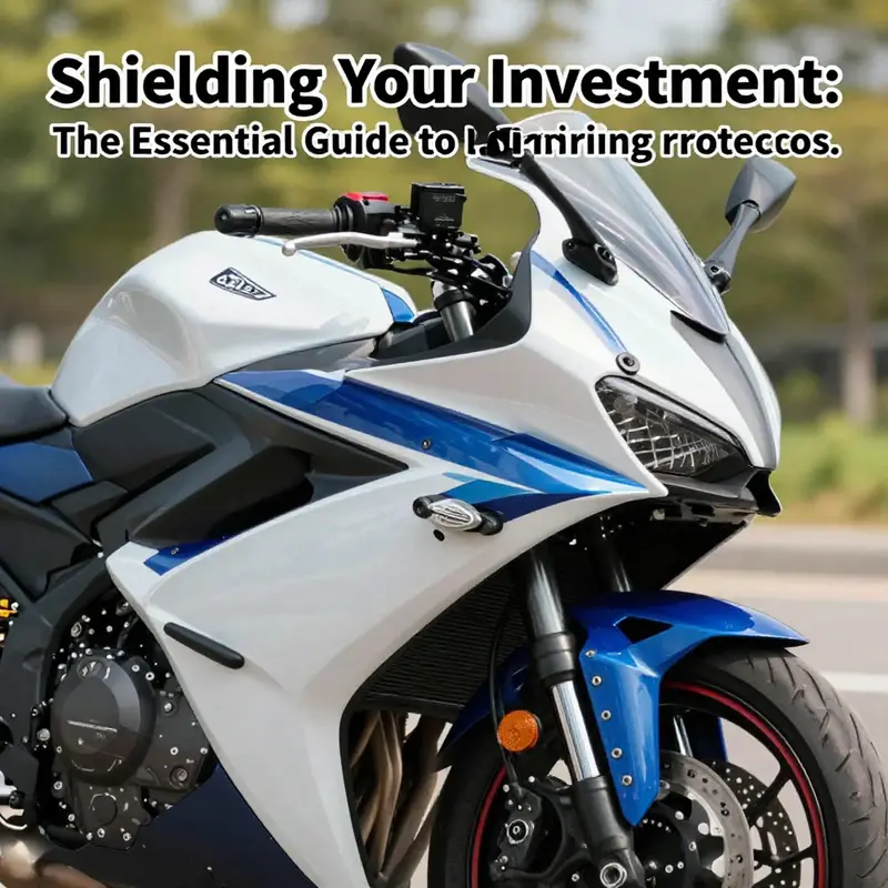 An examination of various materials used in motorcycle fairing protectors.