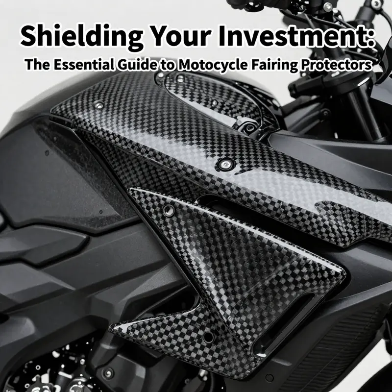 An examination of various materials used in motorcycle fairing protectors.