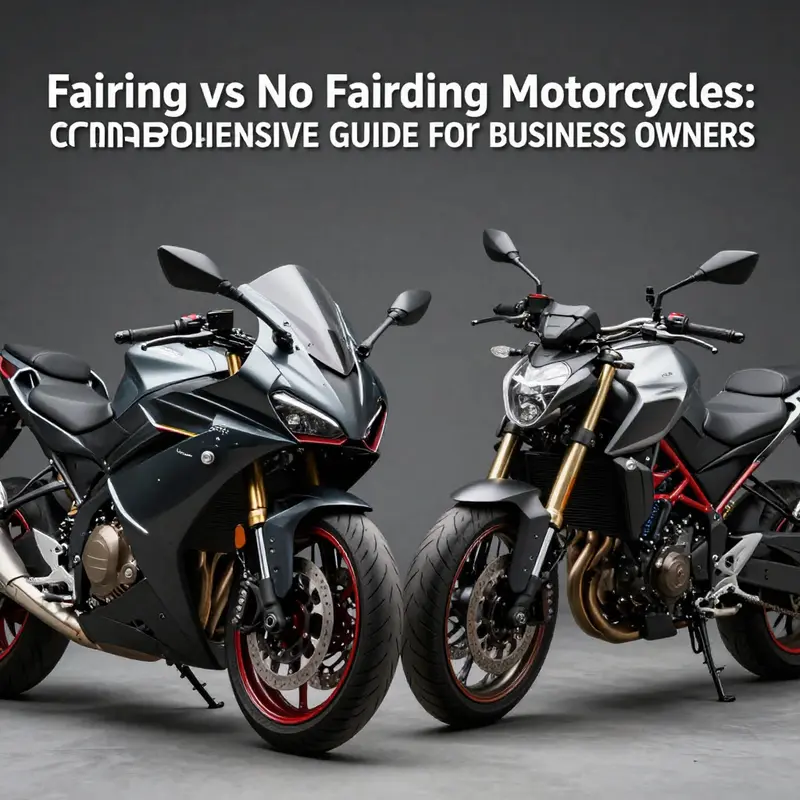 Stark visual contrast between a fairing-equipped sport motorcycle and a naked bike, showcasing their unique design philosophies.