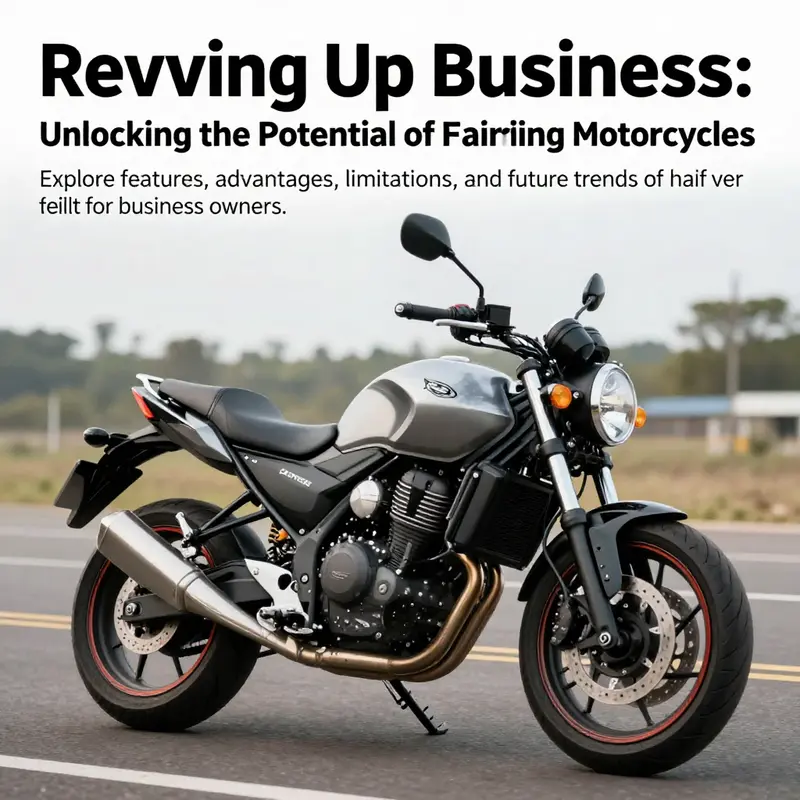 Half fairing motorcycle cruising on an open road, exemplifying the freedom and thrill of riding.