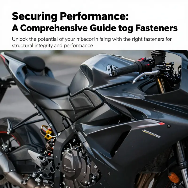 A well-maintained motorcycle emphasizing the importance of properly installed fairing fasteners for performance.