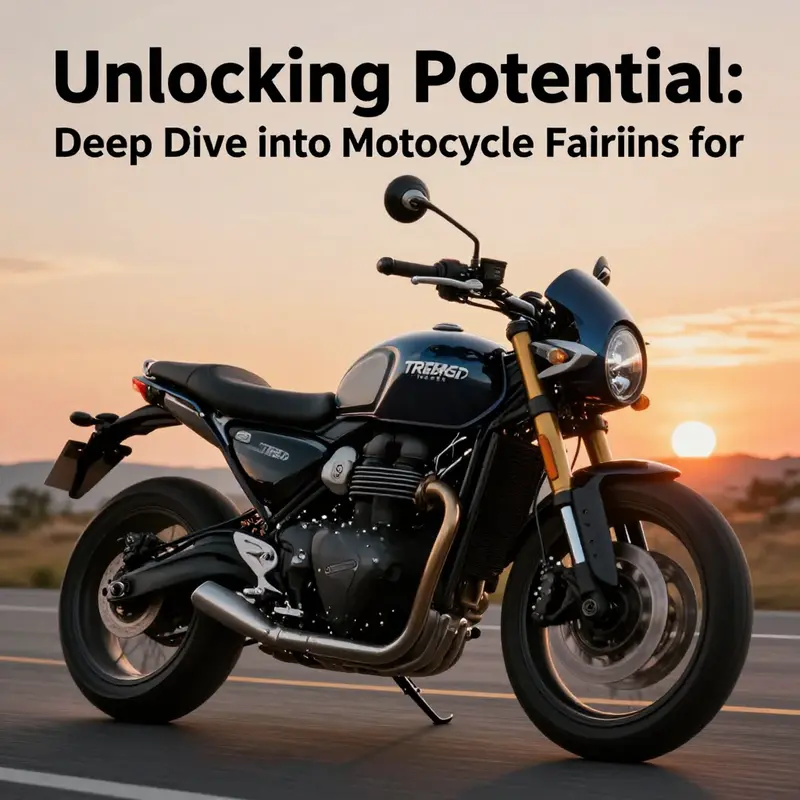 A Triumph motorcycle with sleek fairings captured in motion during a sunset ride, highlighting its performance.