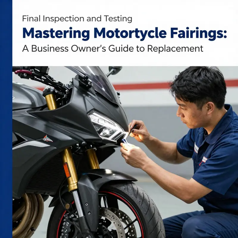 Preparation and research stages before replacing motorcycle fairings.
