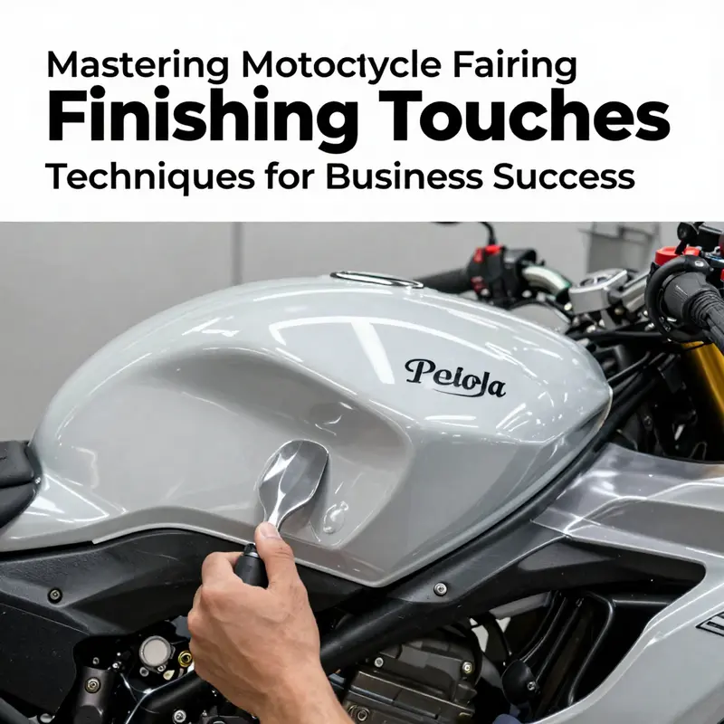 Essential preparation techniques for achieving a smooth surface before spray painting motorcycle fairings.