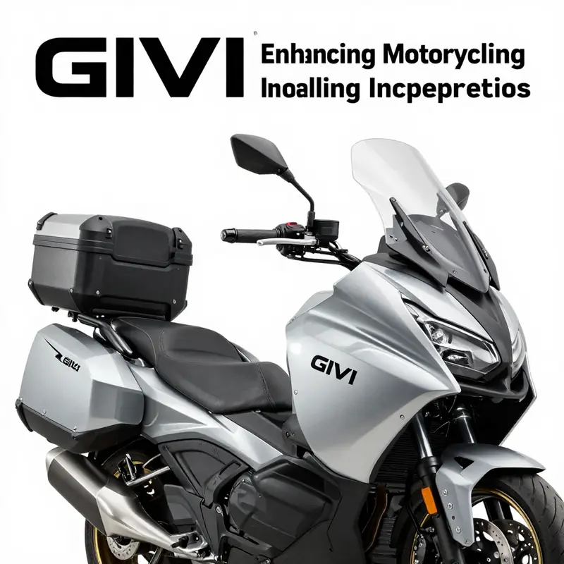 Detailing the premium features of GIVI windshields on motorcycles.