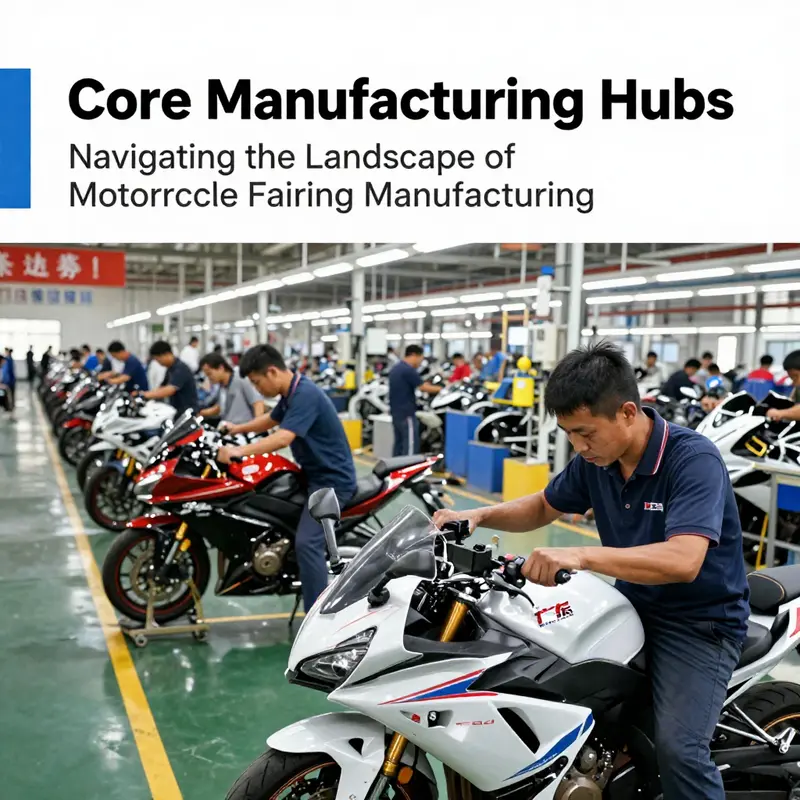 The heart of motorcycle fairing manufacturing in Guangdong, China.