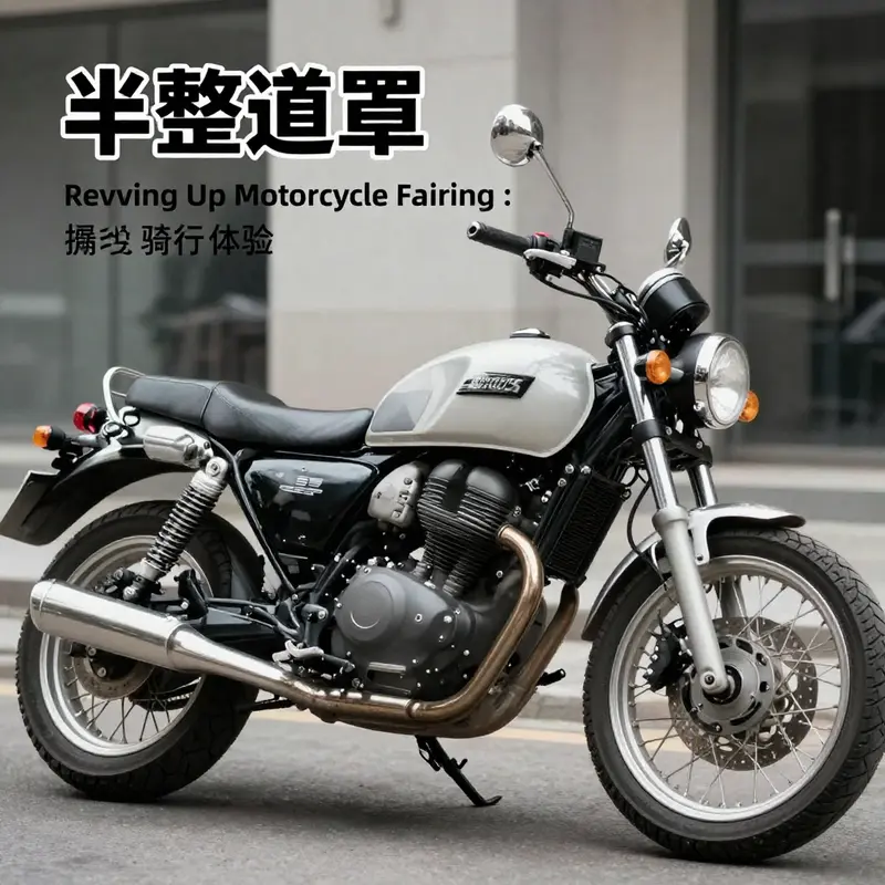 A motorcycle featuring a full fairing, highlighting its advanced aerodynamic design.