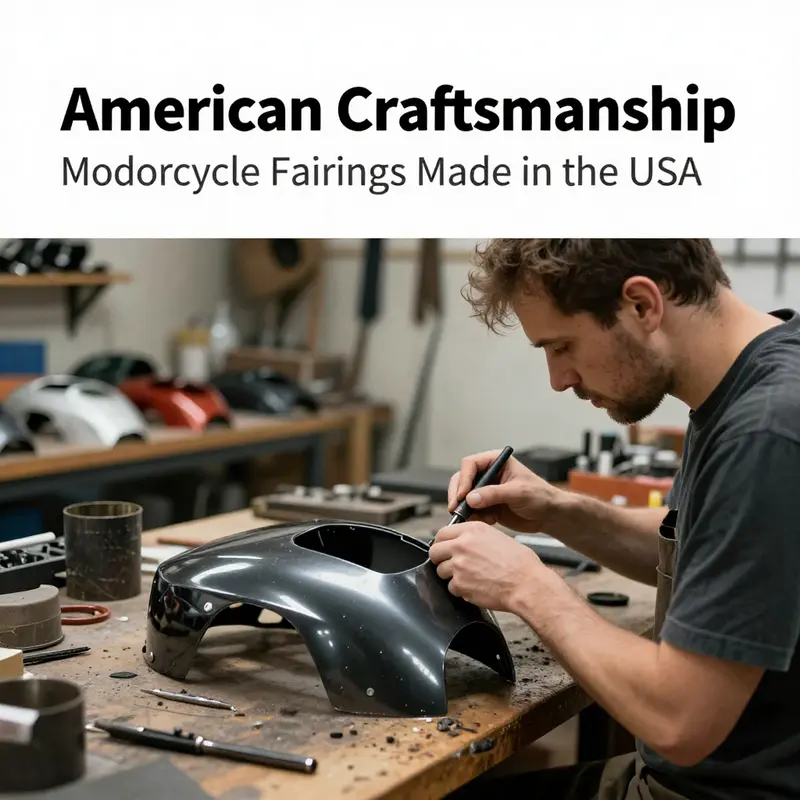 A Harley-Davidson motorcycle showcasing its premium fairings that are representative of American manufacturing excellence.