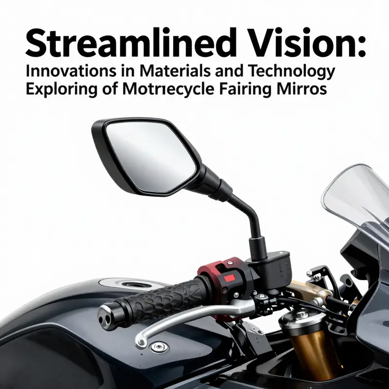 Close-up of stylish fairing mirrors on a Harley-Davidson enhancing the motorcycle’s aesthetic.