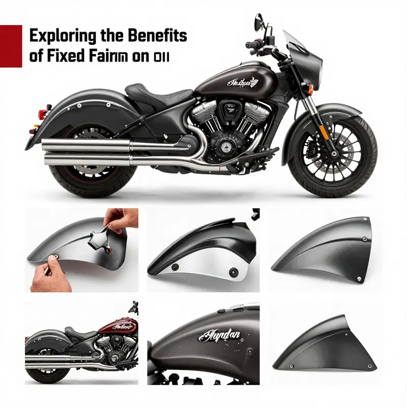Fixed fairing significantly enhances the performance of Indian Motorcycles by improving aerodynamics.