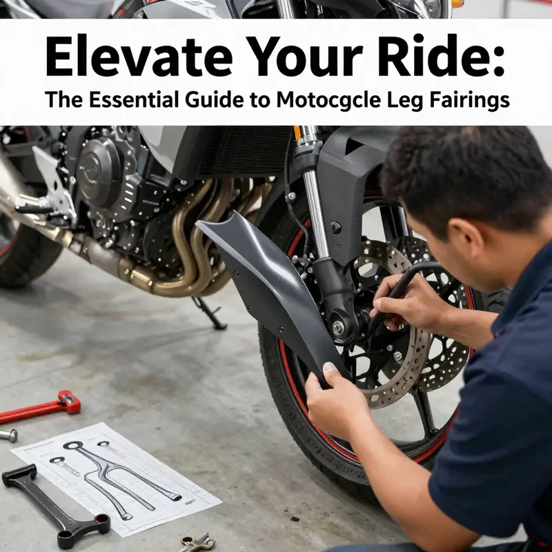 Motorcycle leg fairings enhance rider comfort and protection during long-distance journeys, crucial for touring.