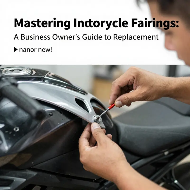 Preparation and research stages before replacing motorcycle fairings.