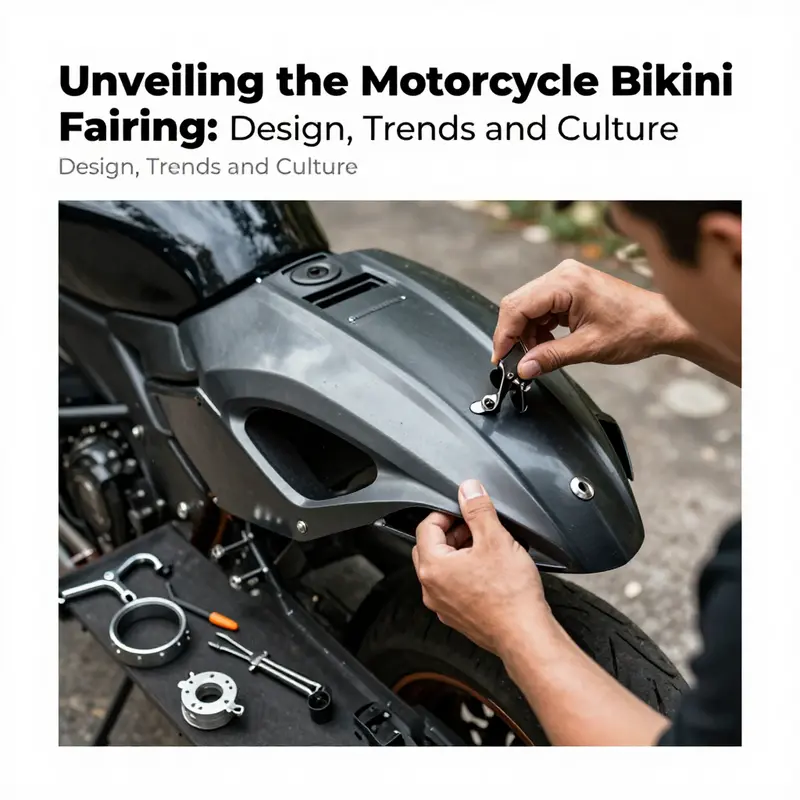Aerodynamic design of a motorcycle featuring a bikini fairing on a picturesque road.
