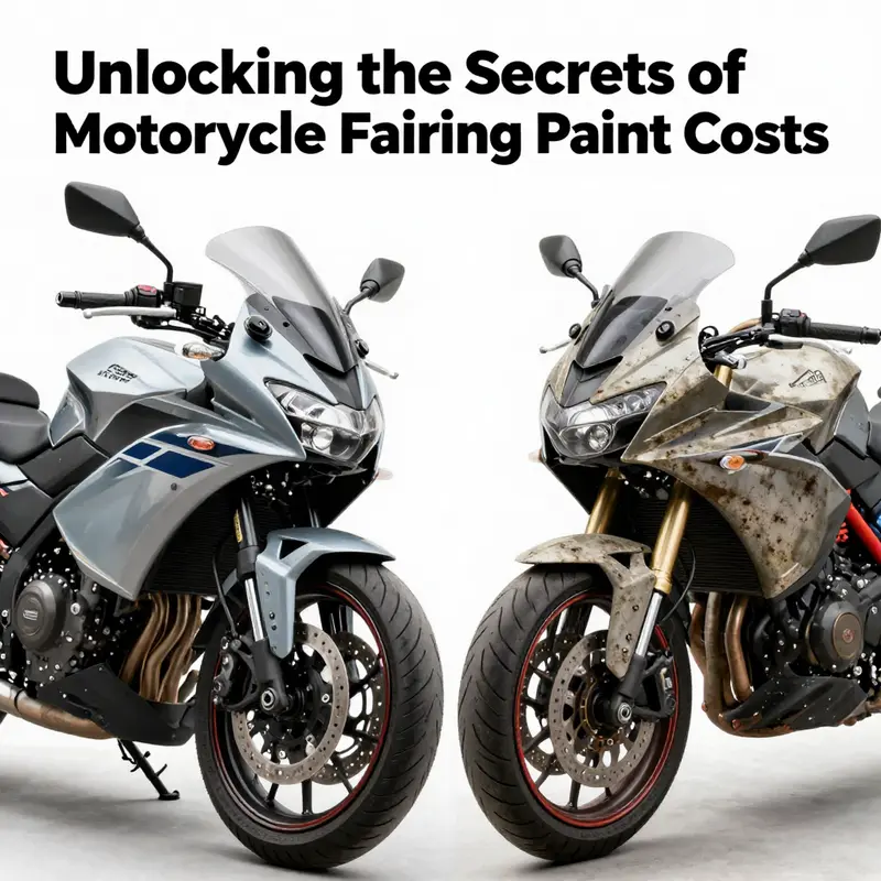 Cost breakdown of various motorcycle fairing paint options.