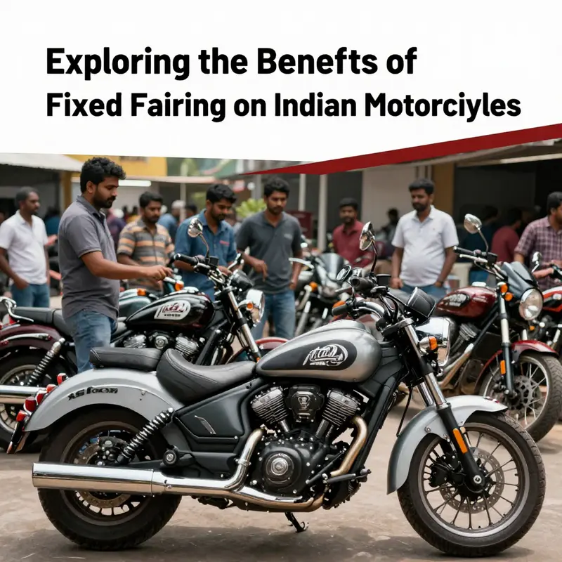 Fixed fairing significantly enhances the performance of Indian Motorcycles by improving aerodynamics.