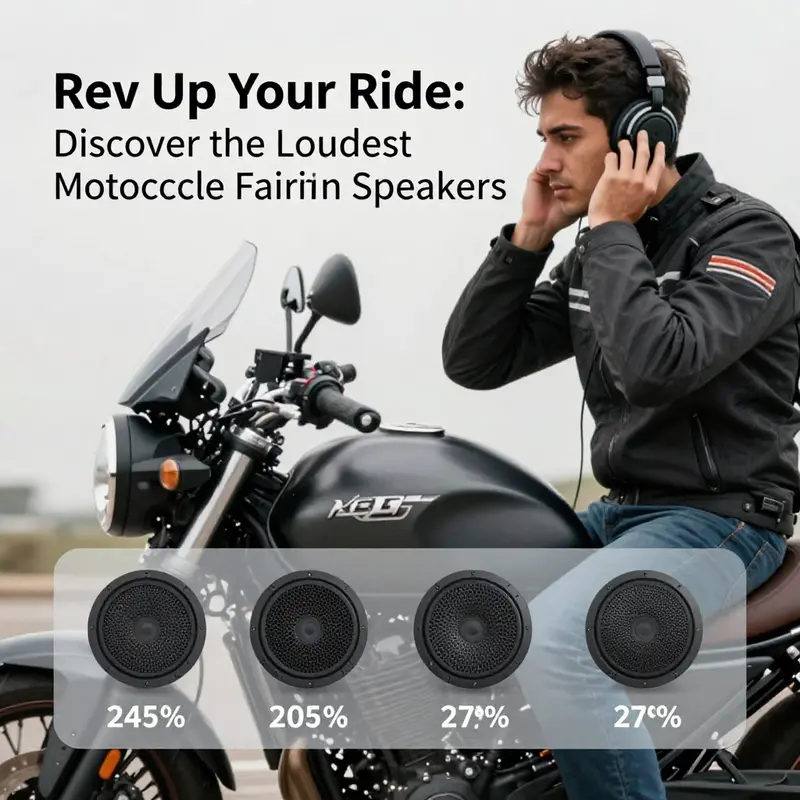 Showcasing top models of loudest motorcycle fairing speakers, including Harley-Davidson’s premium audio solutions.