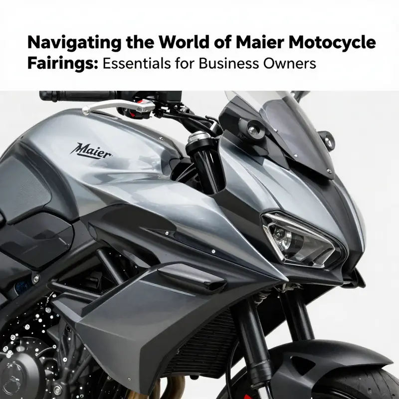 Visual representation of various types of Maier motorcycle fairings.