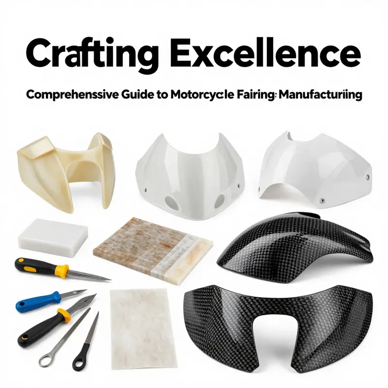 An overview of the manufacturing steps involved in creating high-quality motorcycle fairings.