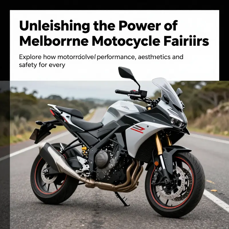 A motorcycle poised on a scenic route, showcasing its fairings that enhance its performance and visual appeal.