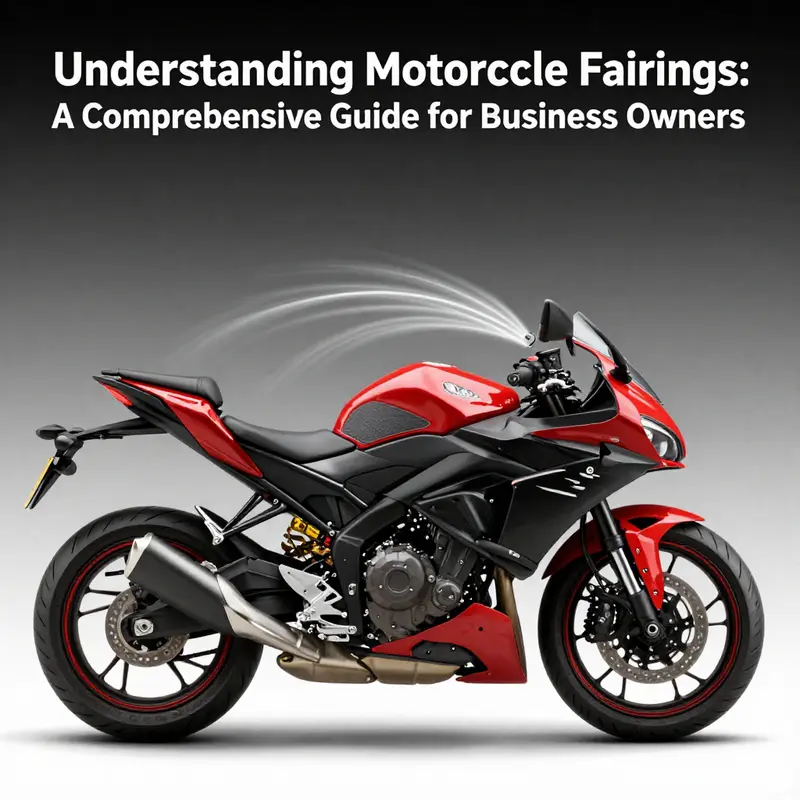 The streamlined design of motorcycle fairings enhances performance and rider comfort.