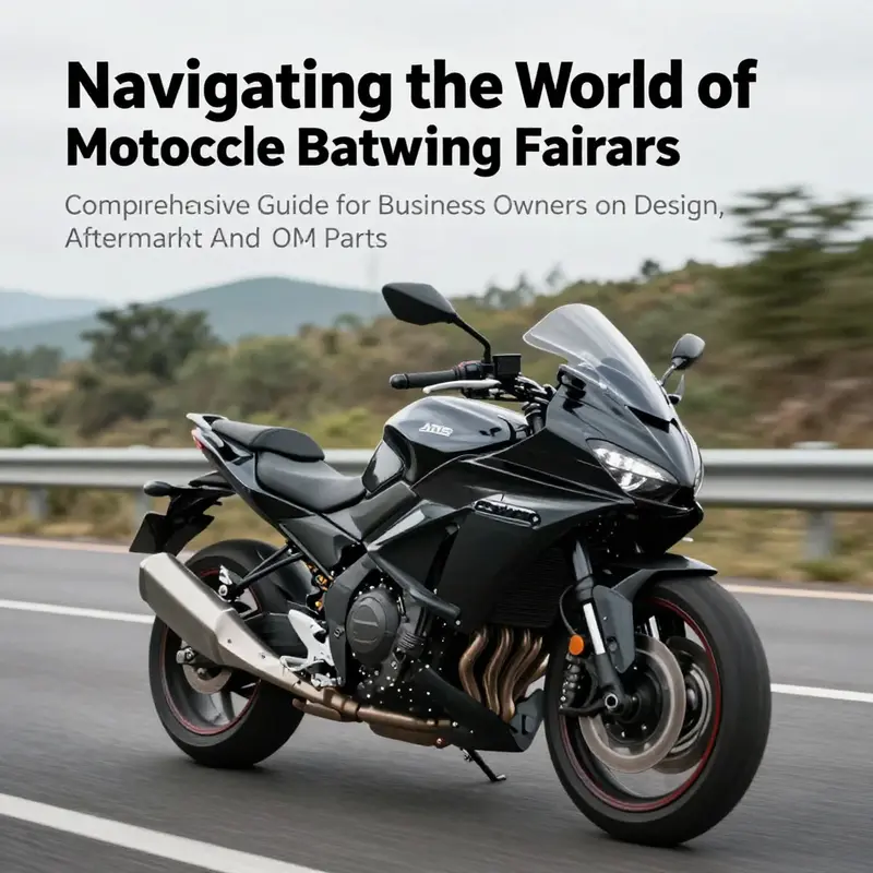 A motorcycle with a batwing fairing on a highway suggesting both performance and aesthetic appeal.